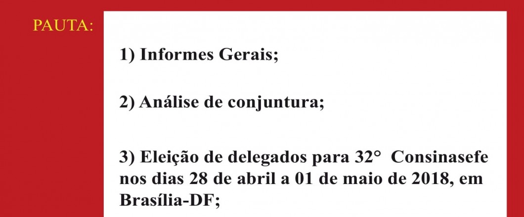 Convocação para assembleia local 05.03 retif