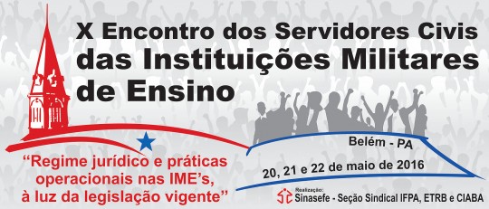 Encontro de servidores civis em instituições militares - Pará