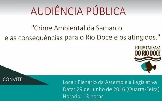 Audiência Pública Rio Doce
